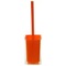 Toilet Brush Holder, Orange, Decorative, Square